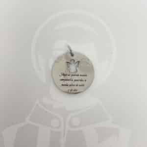 Medalha Oração Anjo da Guarda com Anjo