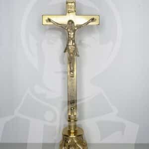 Cruz de Altar Banho de Ouro de 24kts - 49cm