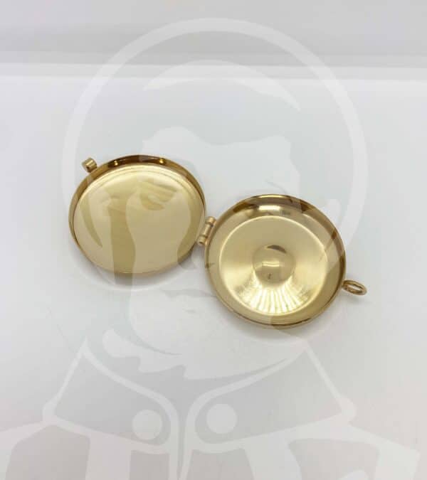 Teca Simples com Banho de Ouro 24kls IHS - Image 2