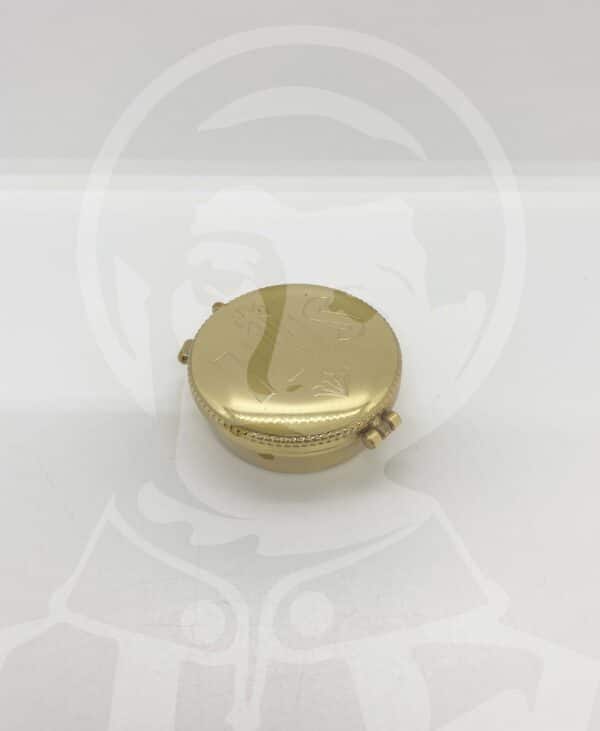 Teca Simples com Banho de Ouro 24kls IHS