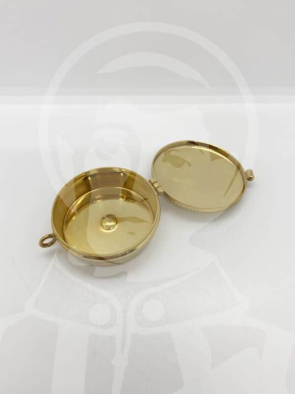 Teca Simples com Banho de Ouro 24kls IHS - Image 2