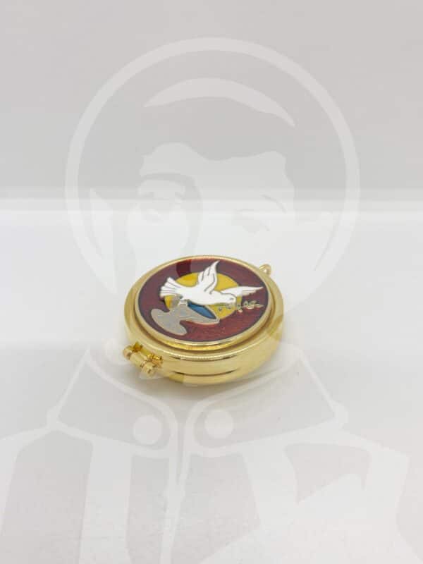 Teca Banho de Ouro 24kls com Desenho