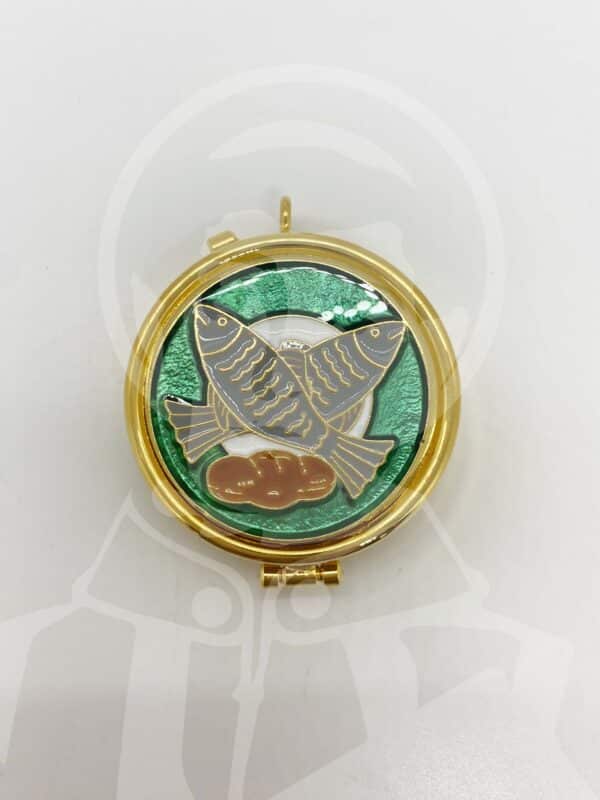 Teca Banho de Ouro 24kls com Desenho - Image 2