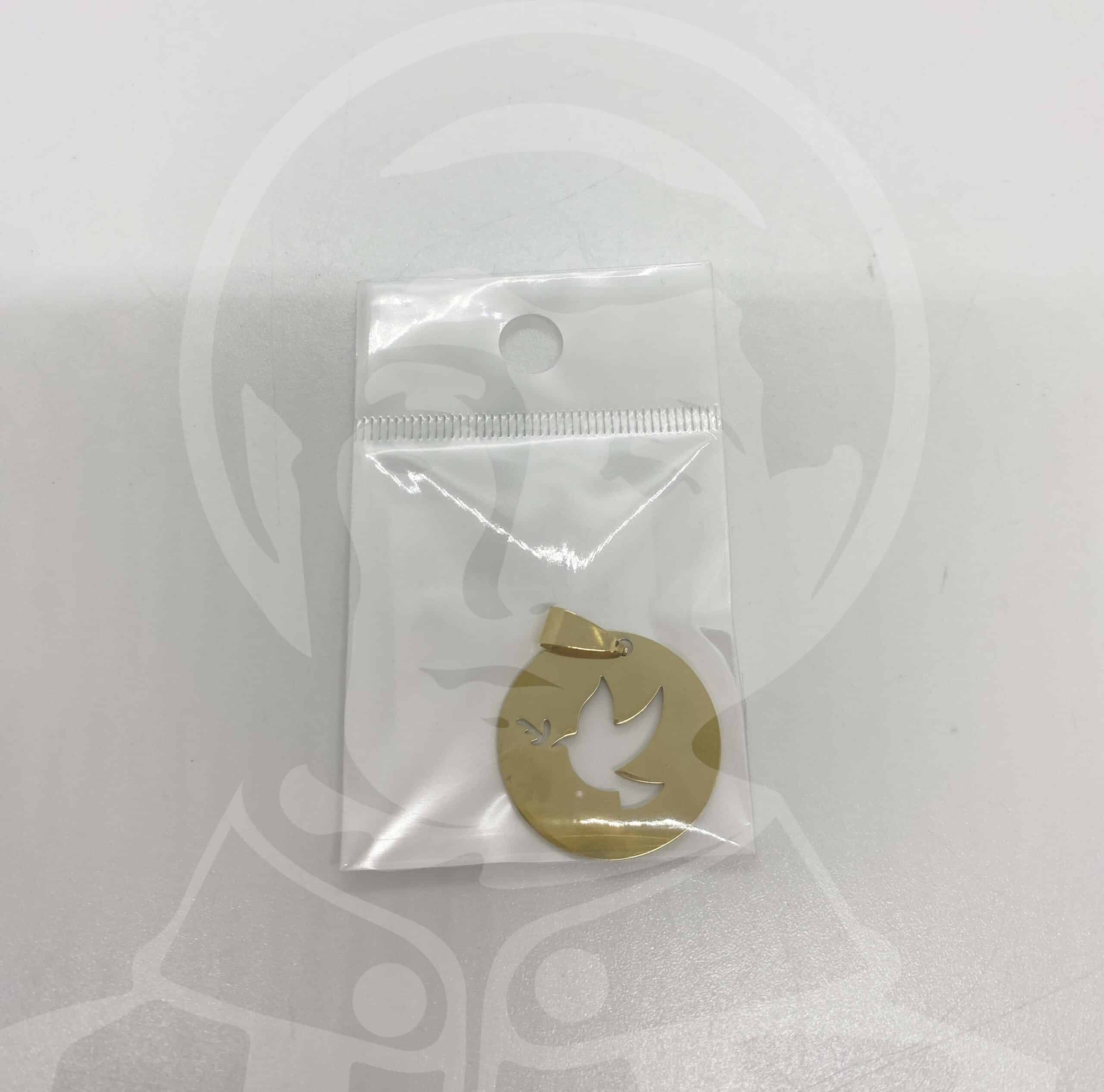 Medalha em Aço Pomba do Espírito Santo