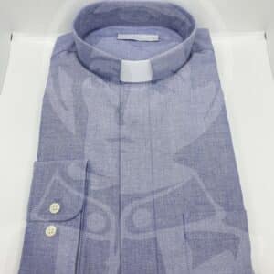 Camisa Riscada com Cabeção Manga Comprida - Azul