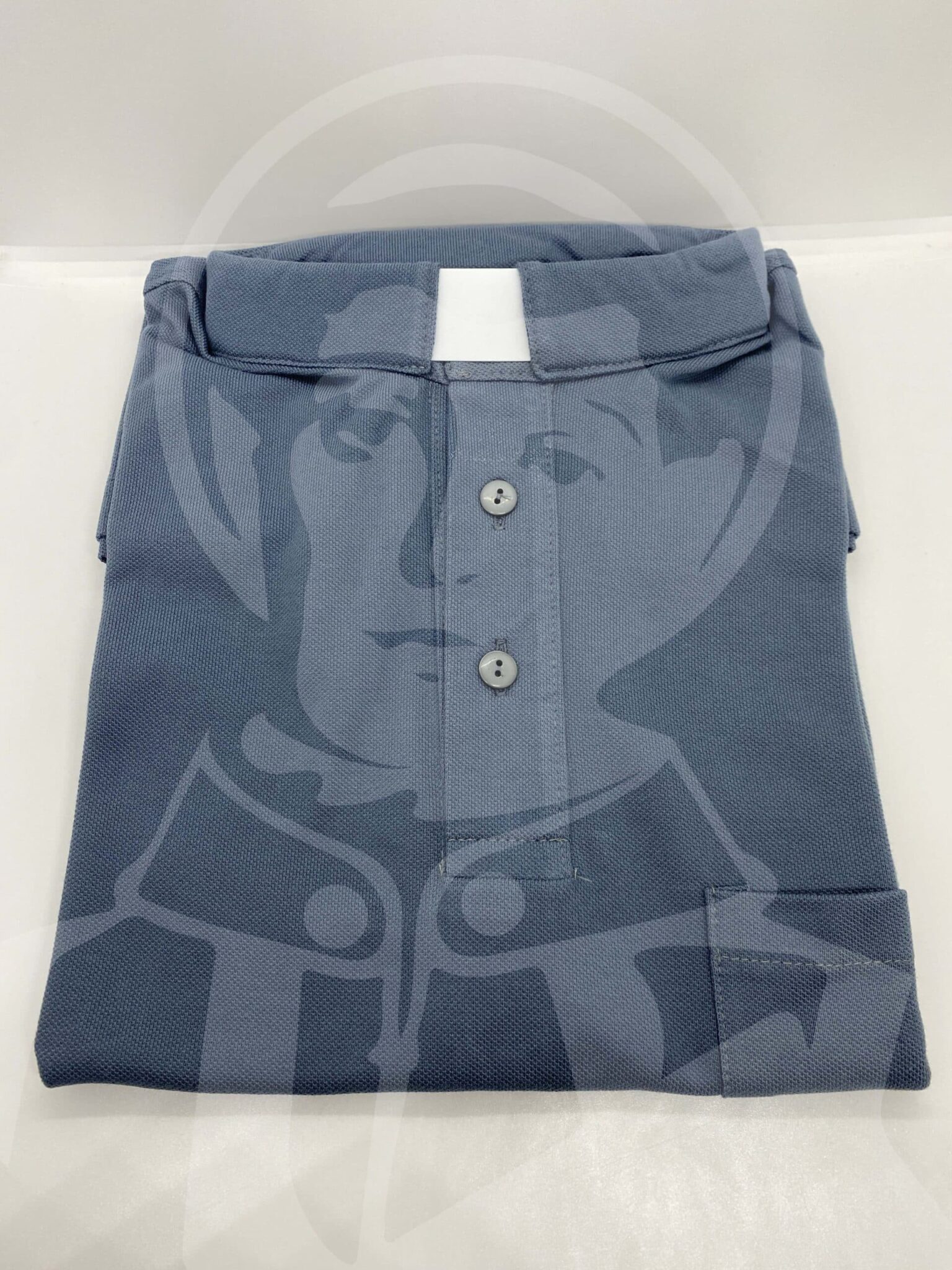 Camisa com Cabeção Lisa Manga Comprida - Azul - Image 6