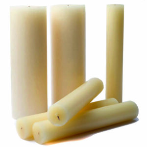Velas de Procissão de 2.ª Categoria (1,7cm x 25cm) - caixa de 10kg