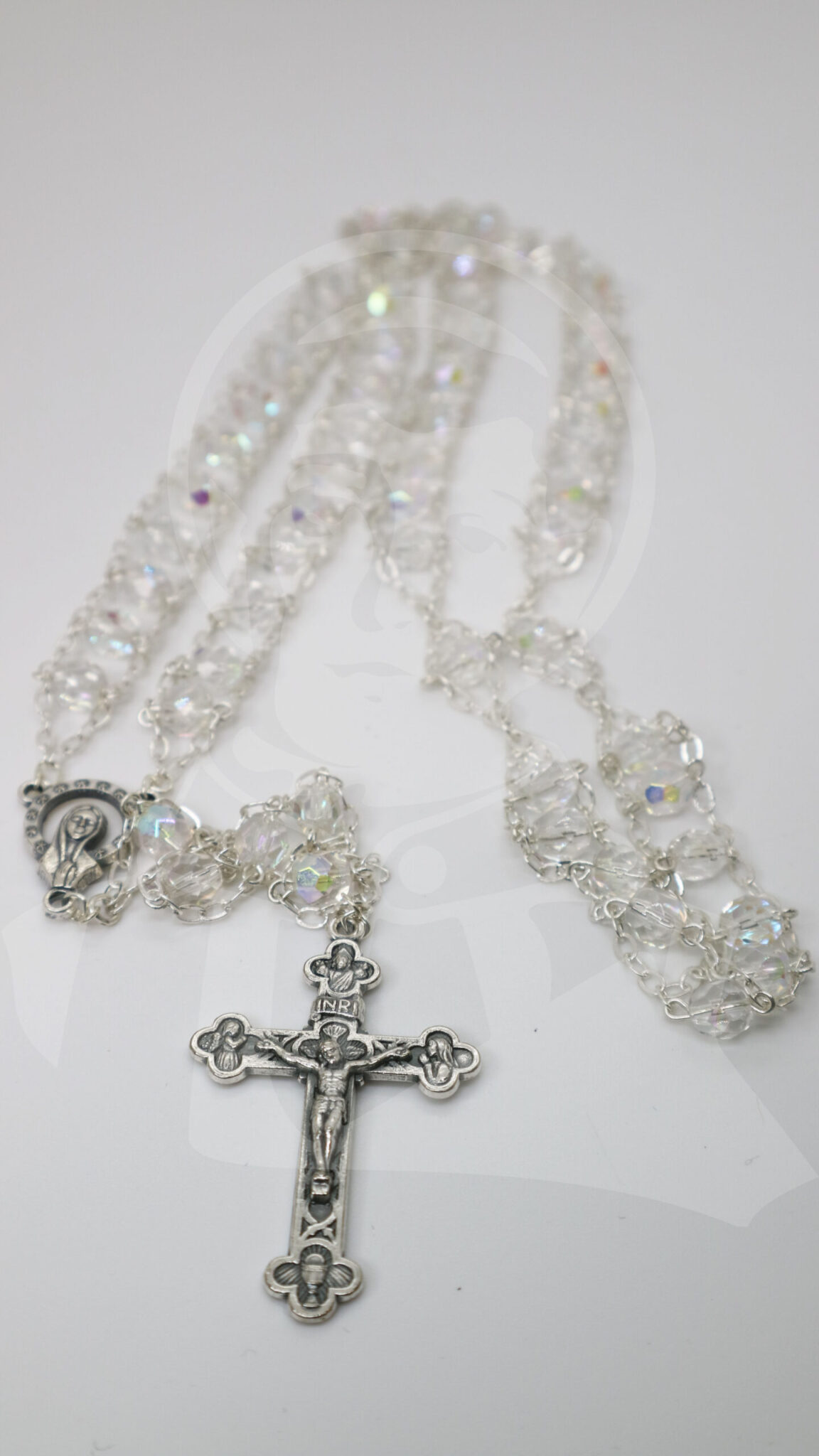 Terço Escadinha para o Céu - Branco