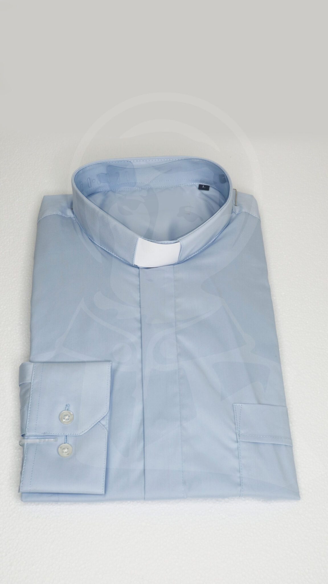 Camisa Lisa com Cabeção - Azul