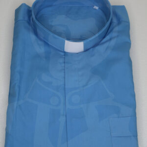 Camisa Lisa com Cabeção - Azul