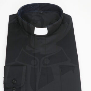 Camisa Lisa com Cabeção - Preto