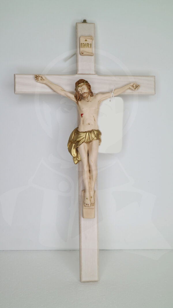Crucifixo de Parede Bege