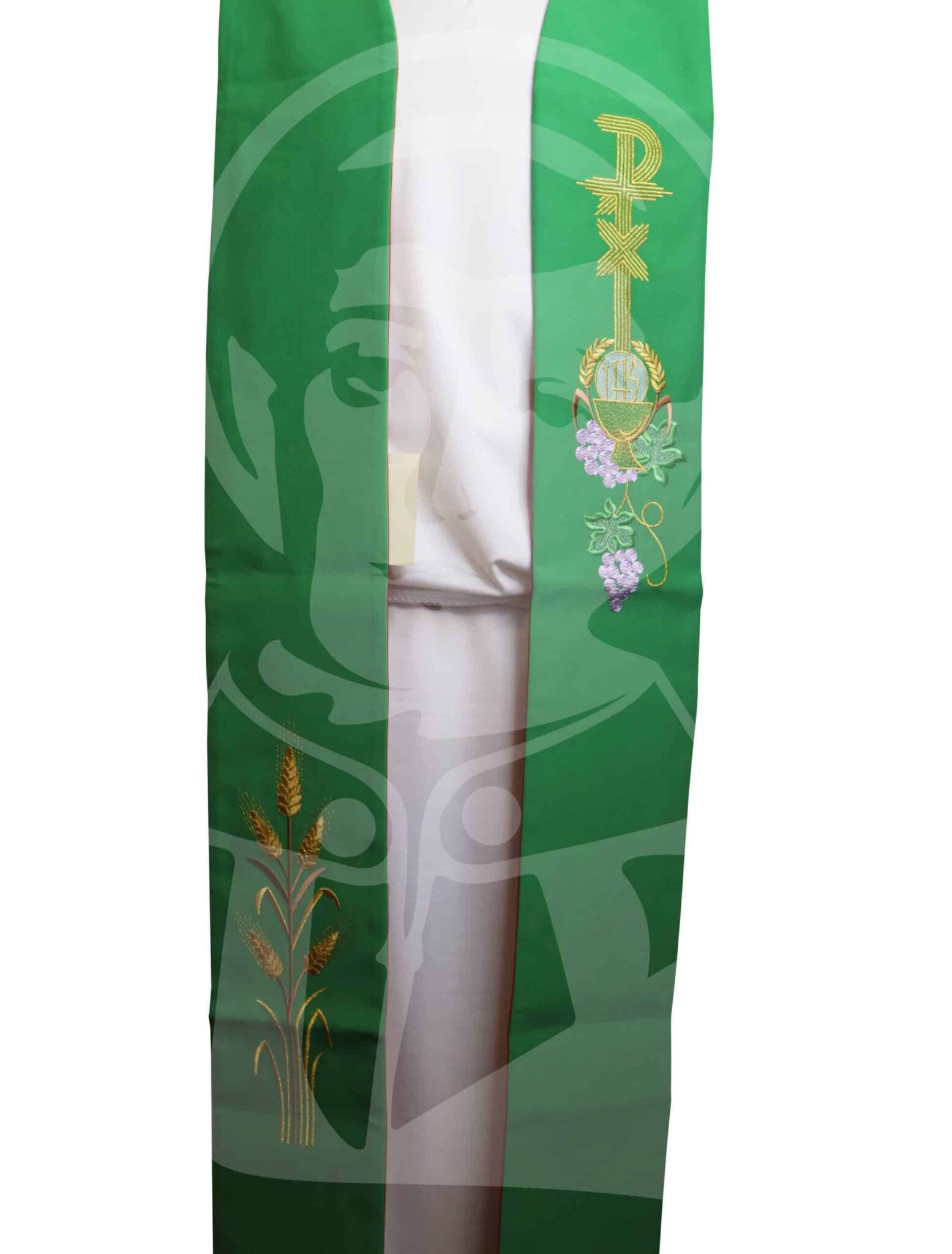 Estola Dupla Verde/Vermelha - Image 4