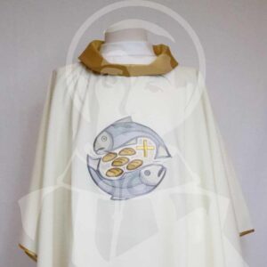 Casula Branca com estola