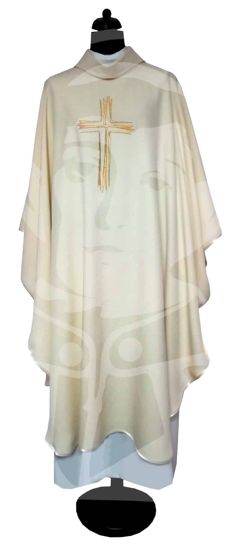 Casula Branca com estola