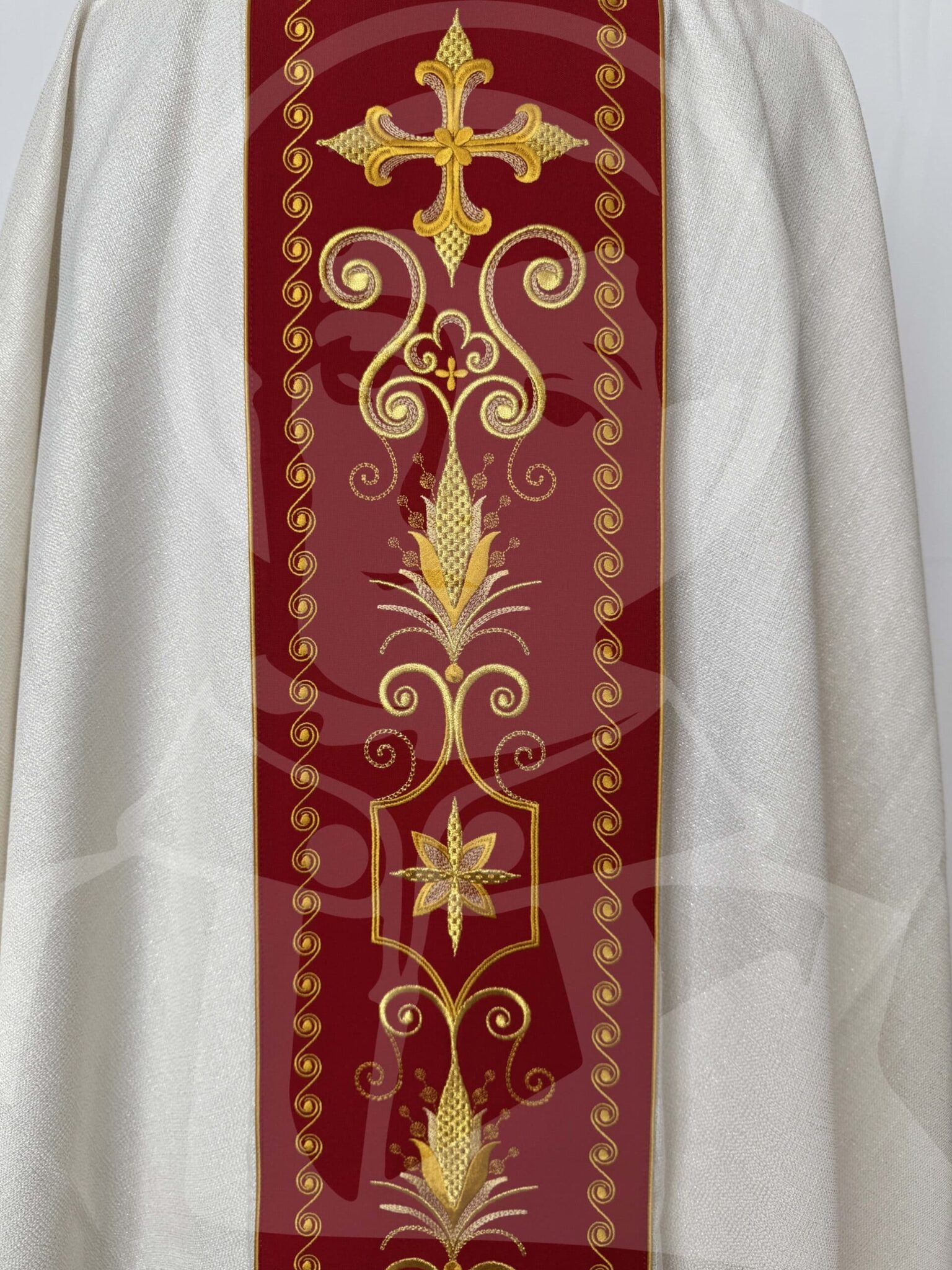 Casula Branca com Estola - Image 3