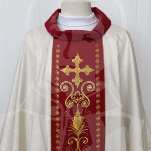 Casula Branca com Estola