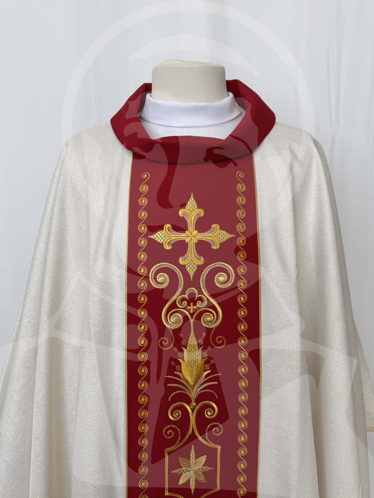 Casula Branca com Estola