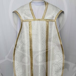 Casula Romana Branca com Estola