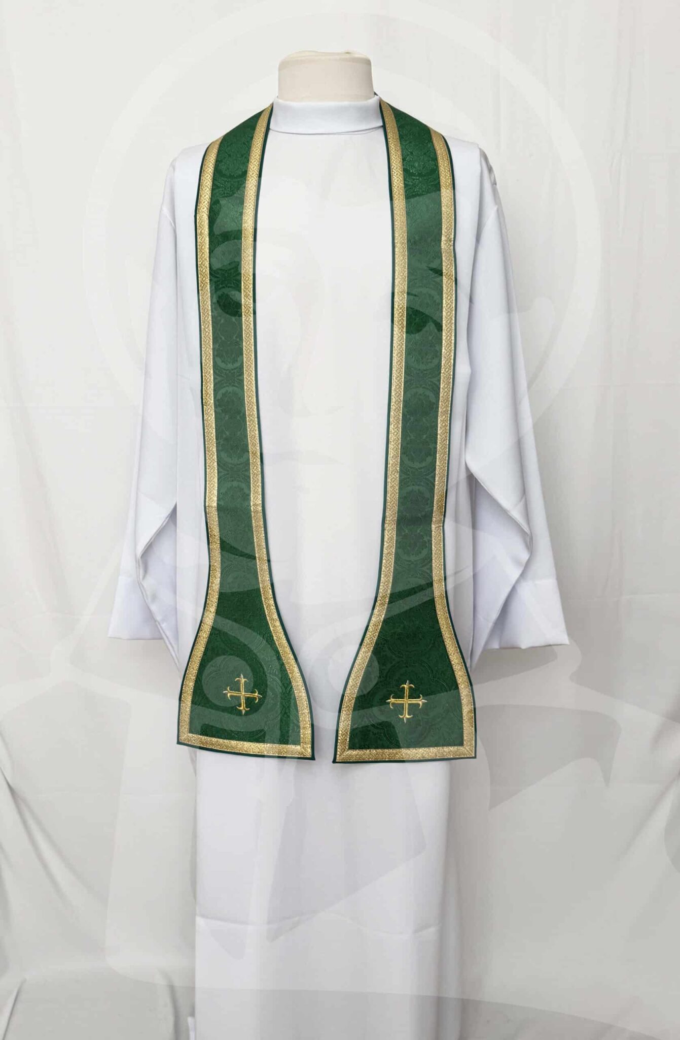 Casula Romana Verde com Estola - Image 3