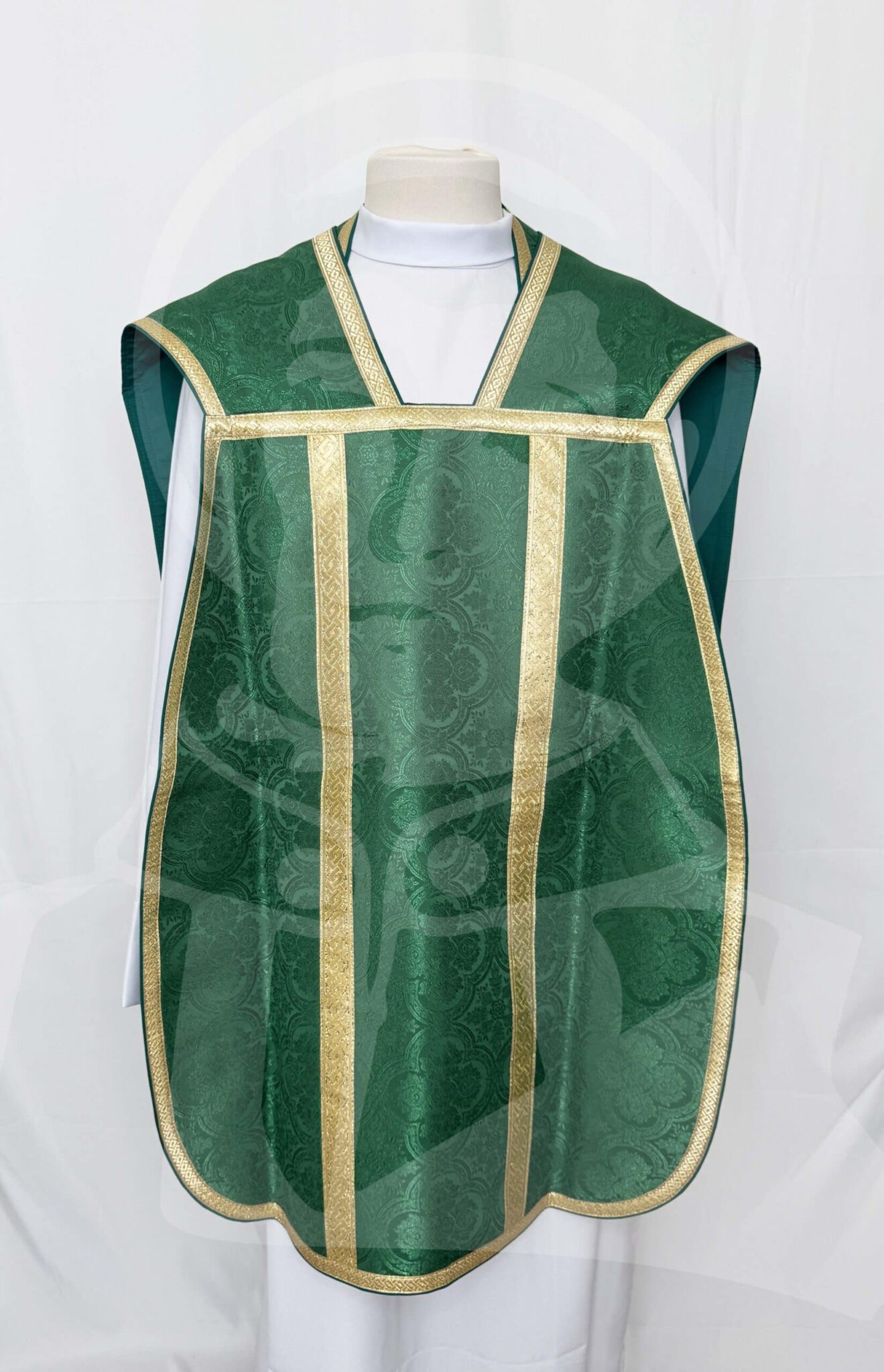 Casula Romana Verde com Estola