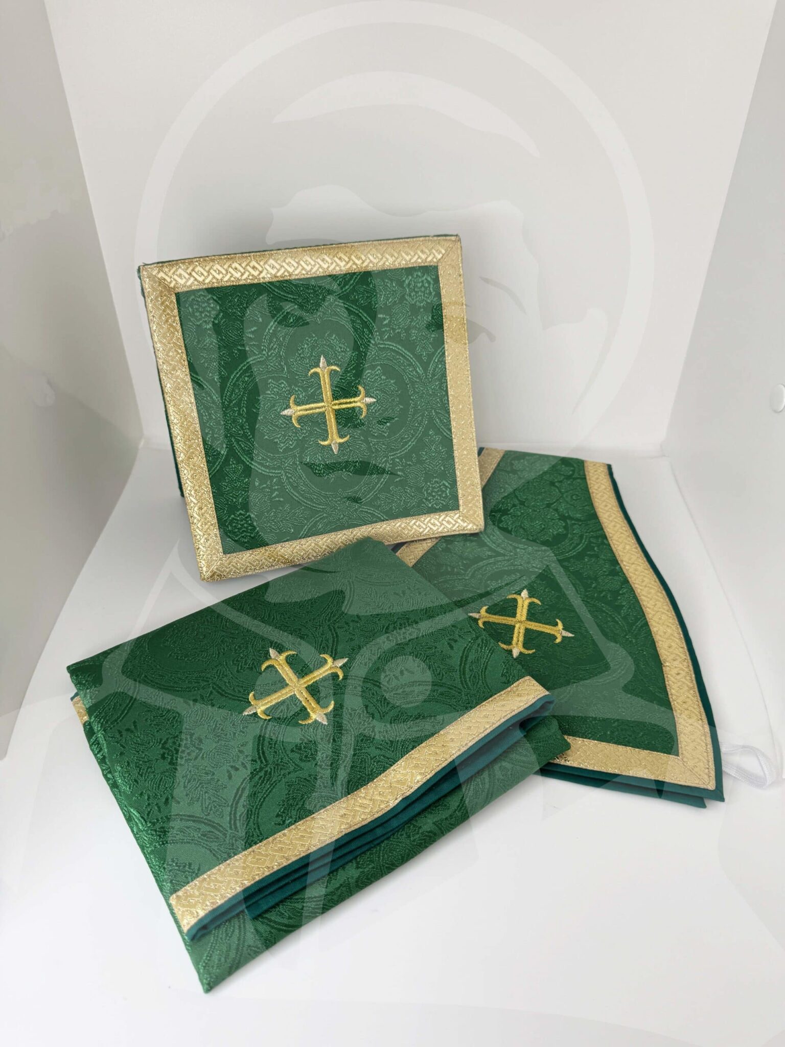 Casula Romana Verde com Estola - Image 4