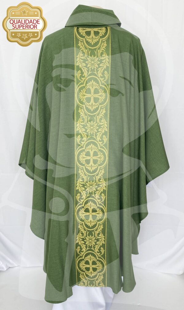 Casula Verde com estola - Image 4