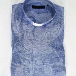 Camisa 100% Linho - Azul