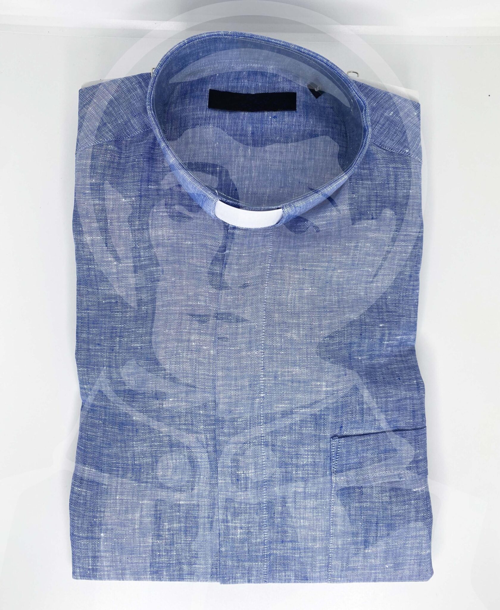 Camisa 100% Linho - Azul