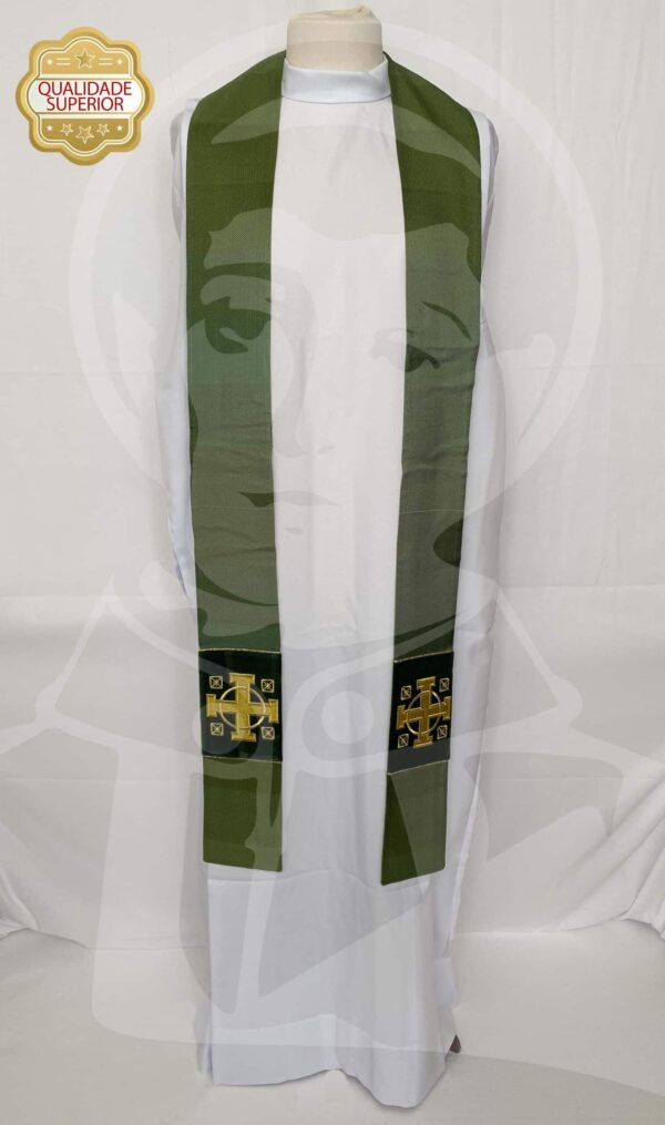 Casula Verde com estola - Image 6
