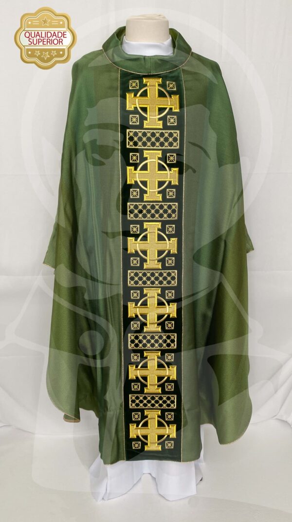 Casula Verde com estola - Image 2