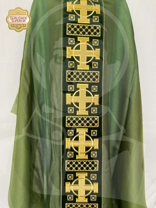 Casula Verde com estola - Image 4