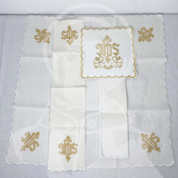 Conjunto de Altar 100% Linho