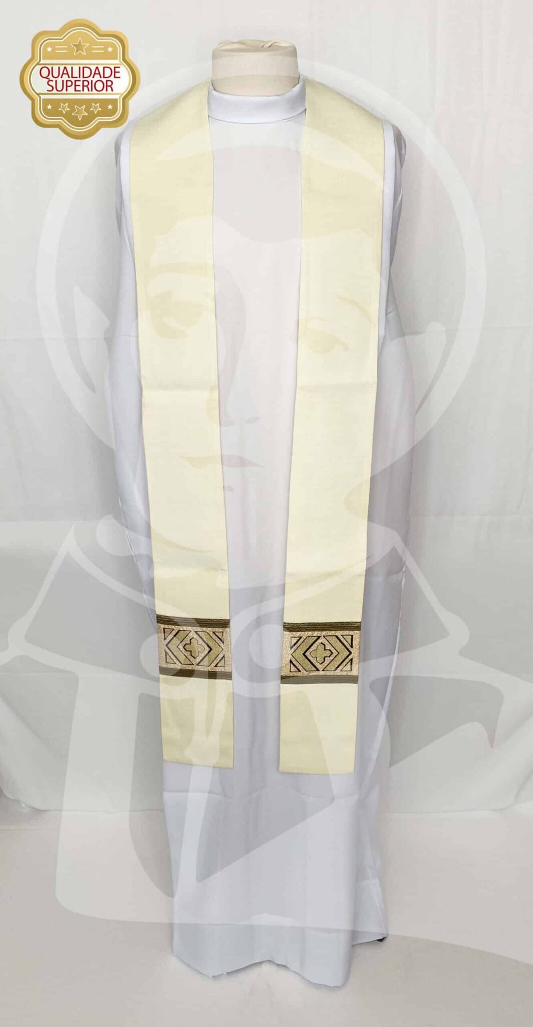 Casula Branca com estola - Image 5