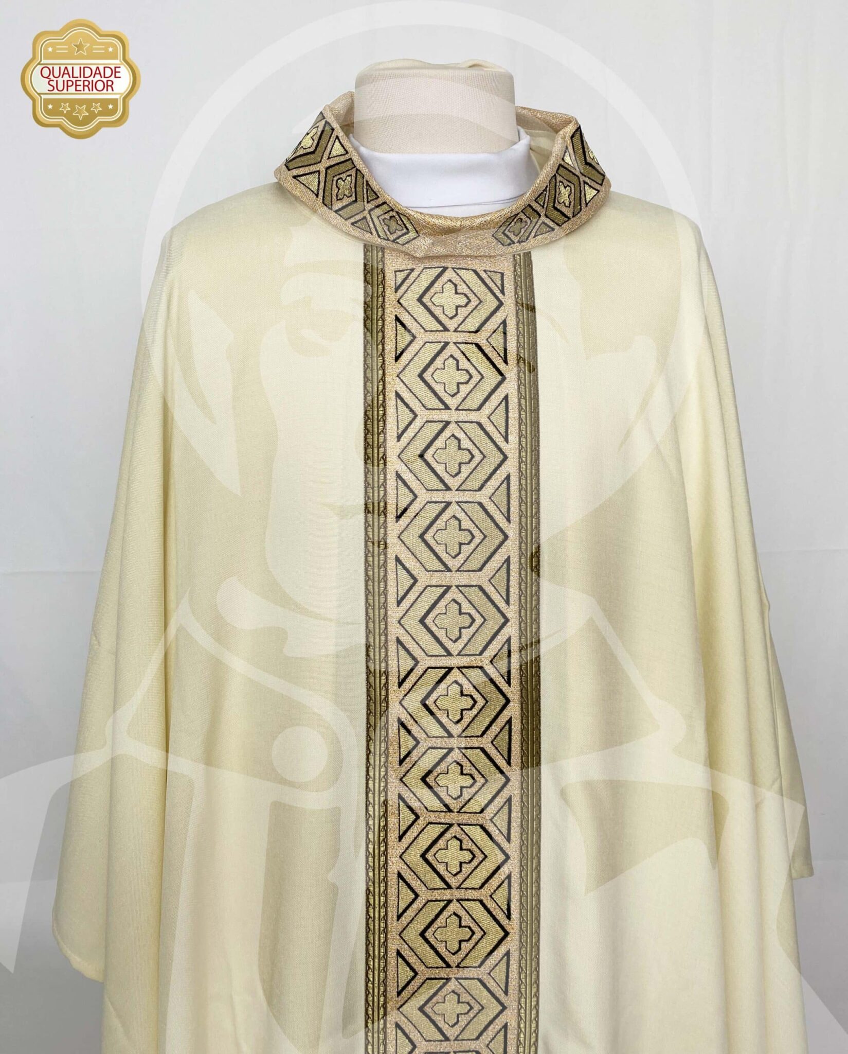 Casula Branca com estola