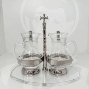 Conjunto de Galhetas Prateado