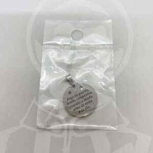 Medalha em Aço Oração Anjo da Guarda