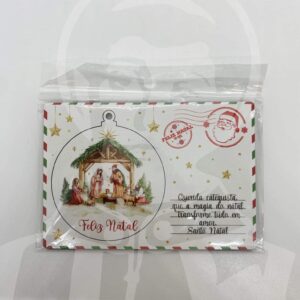 Postal de Natal Madeira Mensagem Catequista