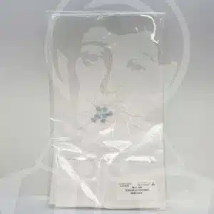 Toalha de Batismo Bordada - Azul