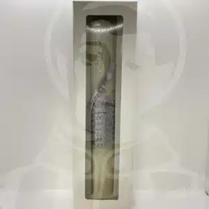 Vela de Batismo Decorada Prateada