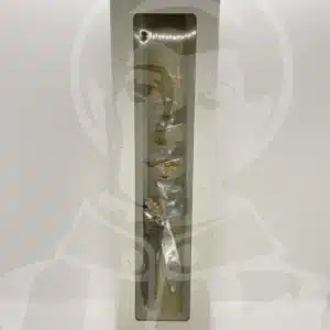 Vela de Batismo Decorada - Prateada