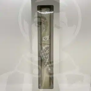 Vela de Batismo Decorada - Prateada