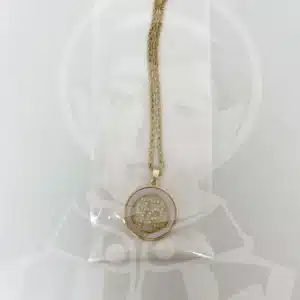 Fio em Aço "Fé" com Madreperóla