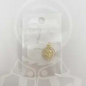 Medalha em Aço São Bento Madrepérola