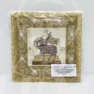 Conjunto de Altar Bordado Linho/Algodão