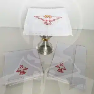 Conjunto Altar Bordado - Linho