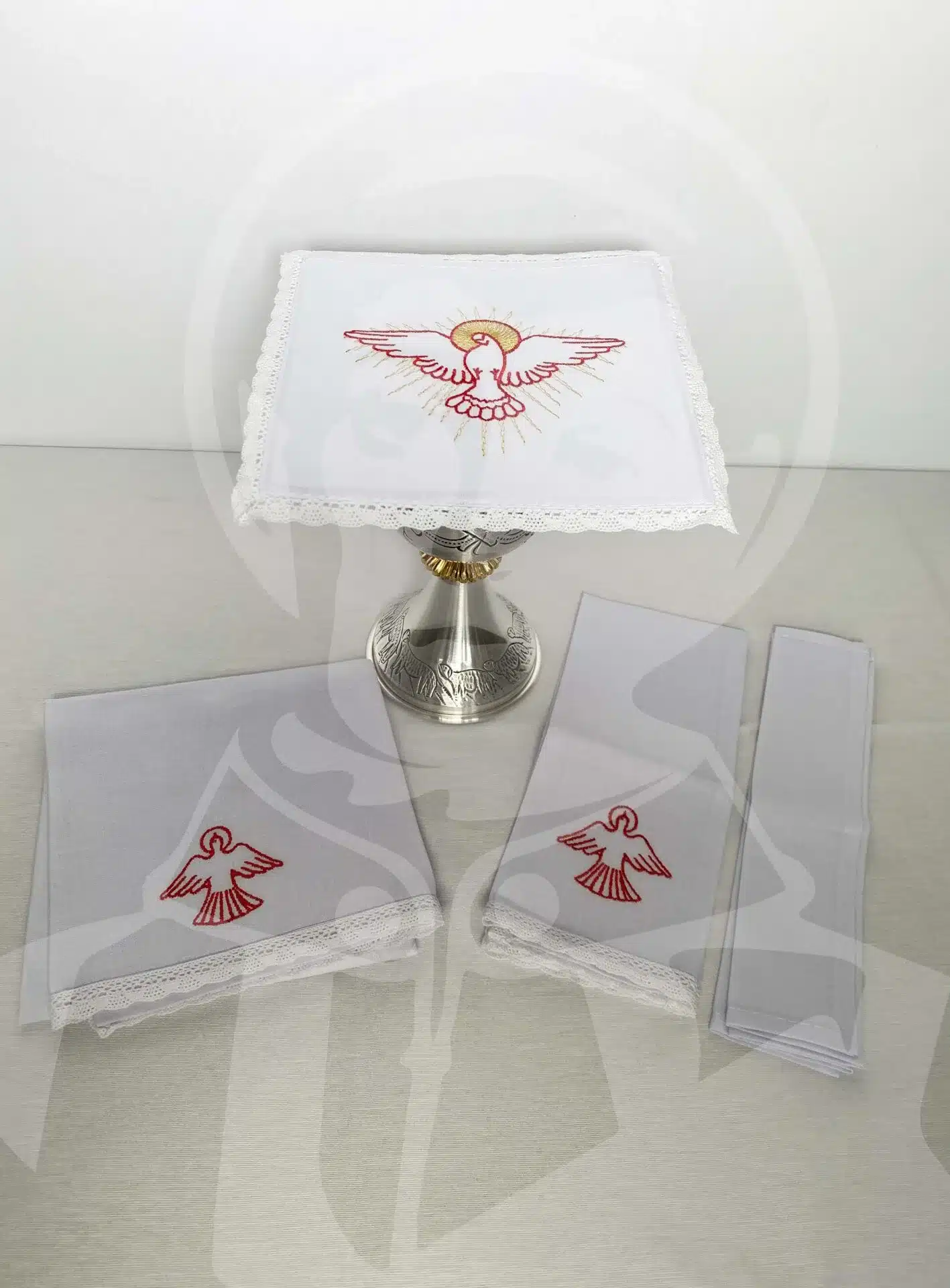 Conjunto Altar Bordado - Linho