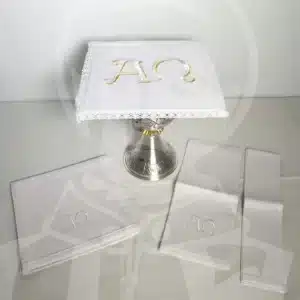 Conjunto Altar Bordado - Linho