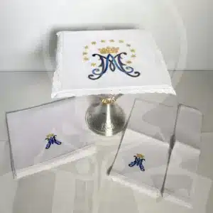 Conjunto Altar Bordado - Linho