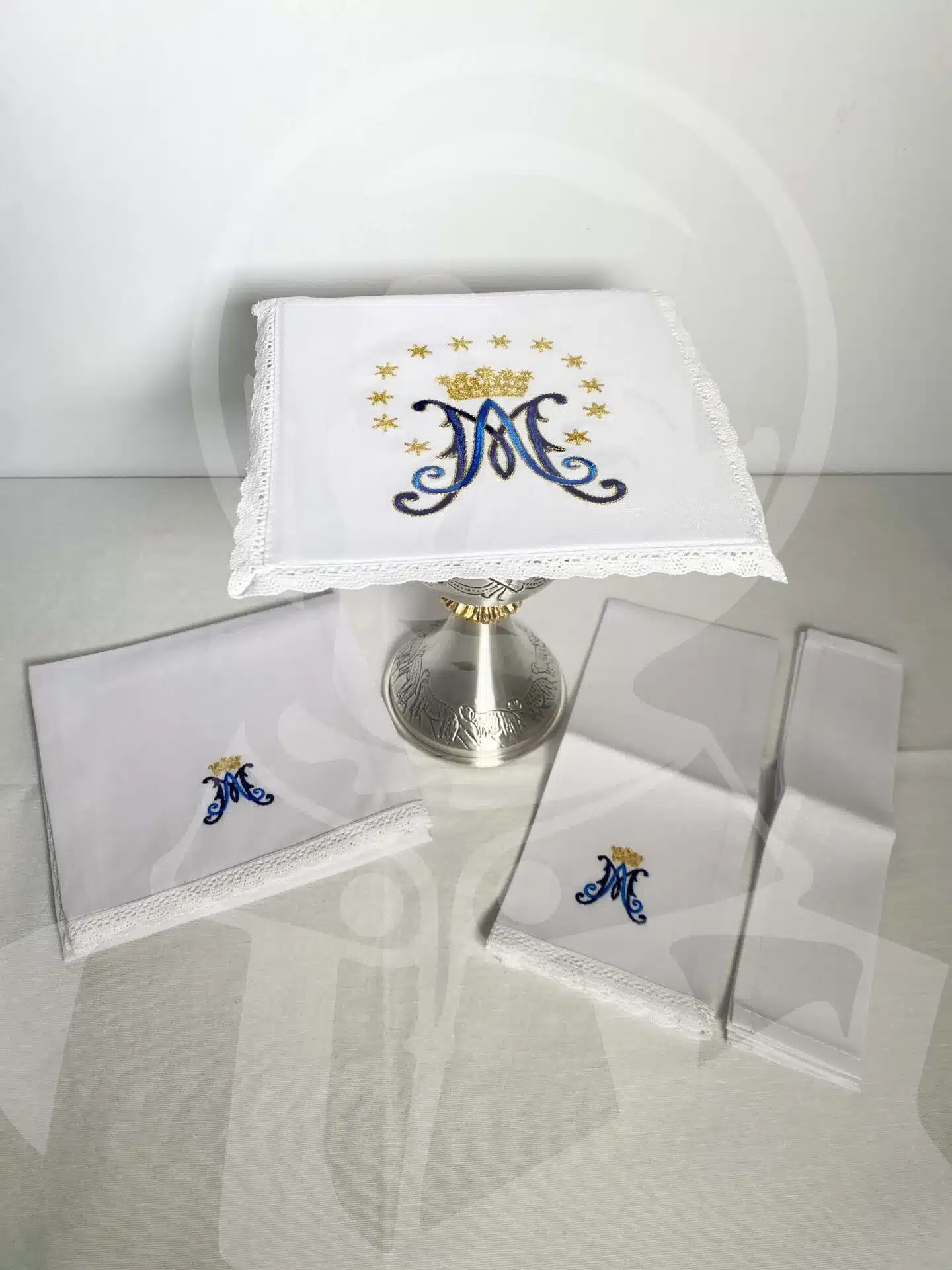 Conjunto Altar Bordado - Linho